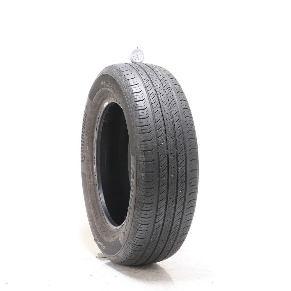 Set of (4) Used 215/65R17 Continental ProContact TX 99H - 6-7/32 - Image 1