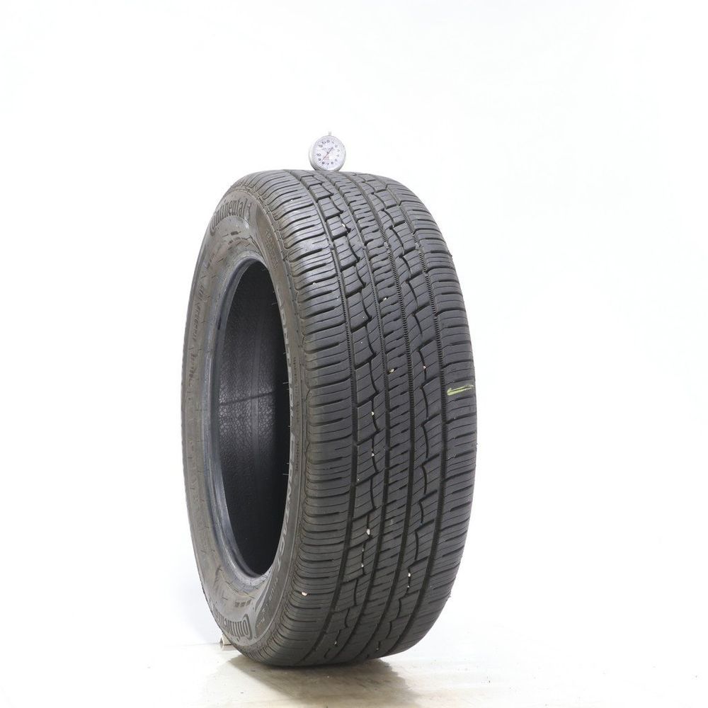 Set of (2) Used 225/55R17 Continental ControlContact Tour A/S Plus 97H - 8.5-10/32 - Image 1