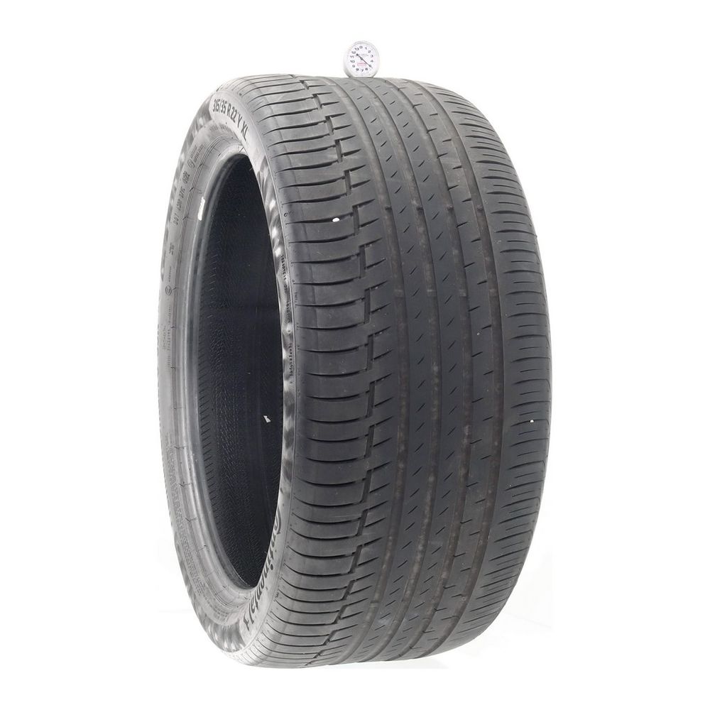 Set of (2) Used 315/35R22 Continental PremiumContact 6 SSR 111Y - 5/32 - Image 1
