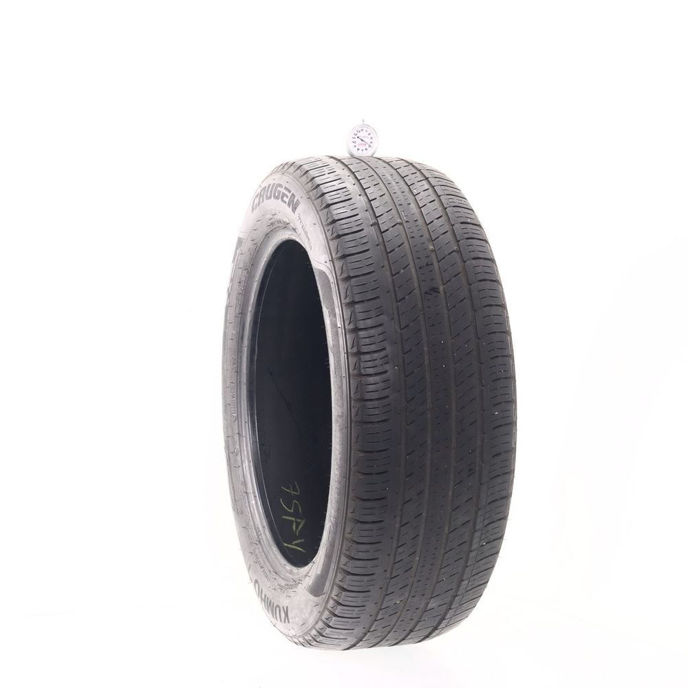 Set of (4) Used 235/55R19 Kumho Crugen Premium AO 101H - 4.5/32 - Image 1