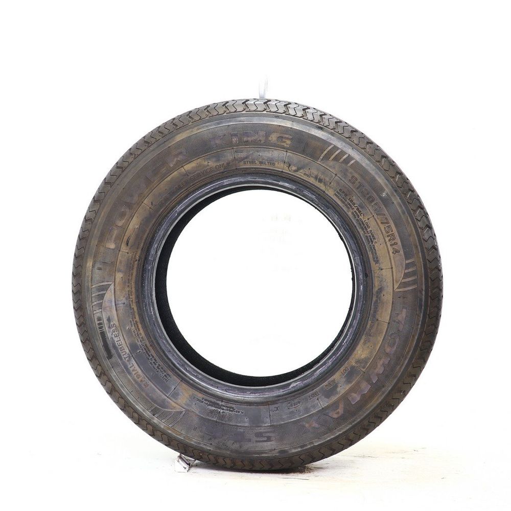 Set of (4) Used ST 205/75R14 Power King Towmax STR II 100/96L C - 8-8.5/32 - Image 6