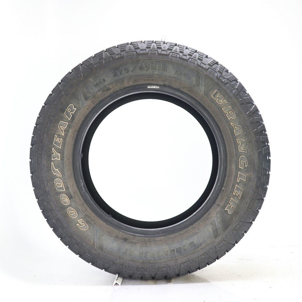 Set of (2) Used 275/65R18 Goodyear Wrangler Workhorse AT 116T - 10.5-12/32 - Image 3