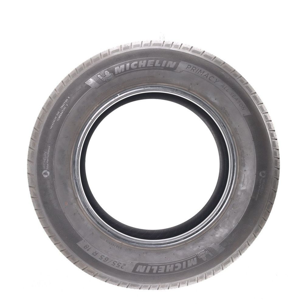 Set of (4) Used 255/65R18 Michelin Primacy All Season 111H - 6.5-8/32 - Image 3