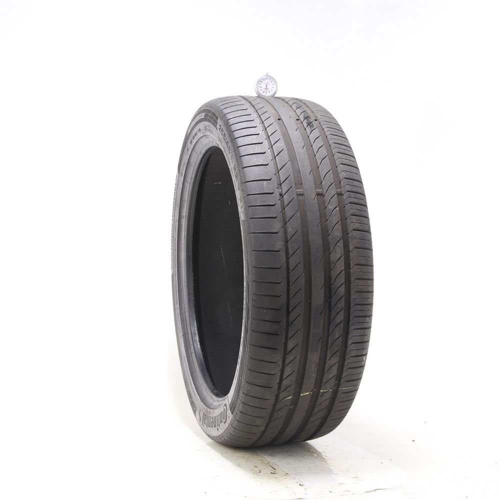 Set of (2) Used 255/45R22 Continental ContiSportContact 5 ContiSilent 107Y - 6.5-7/32 - Image 4