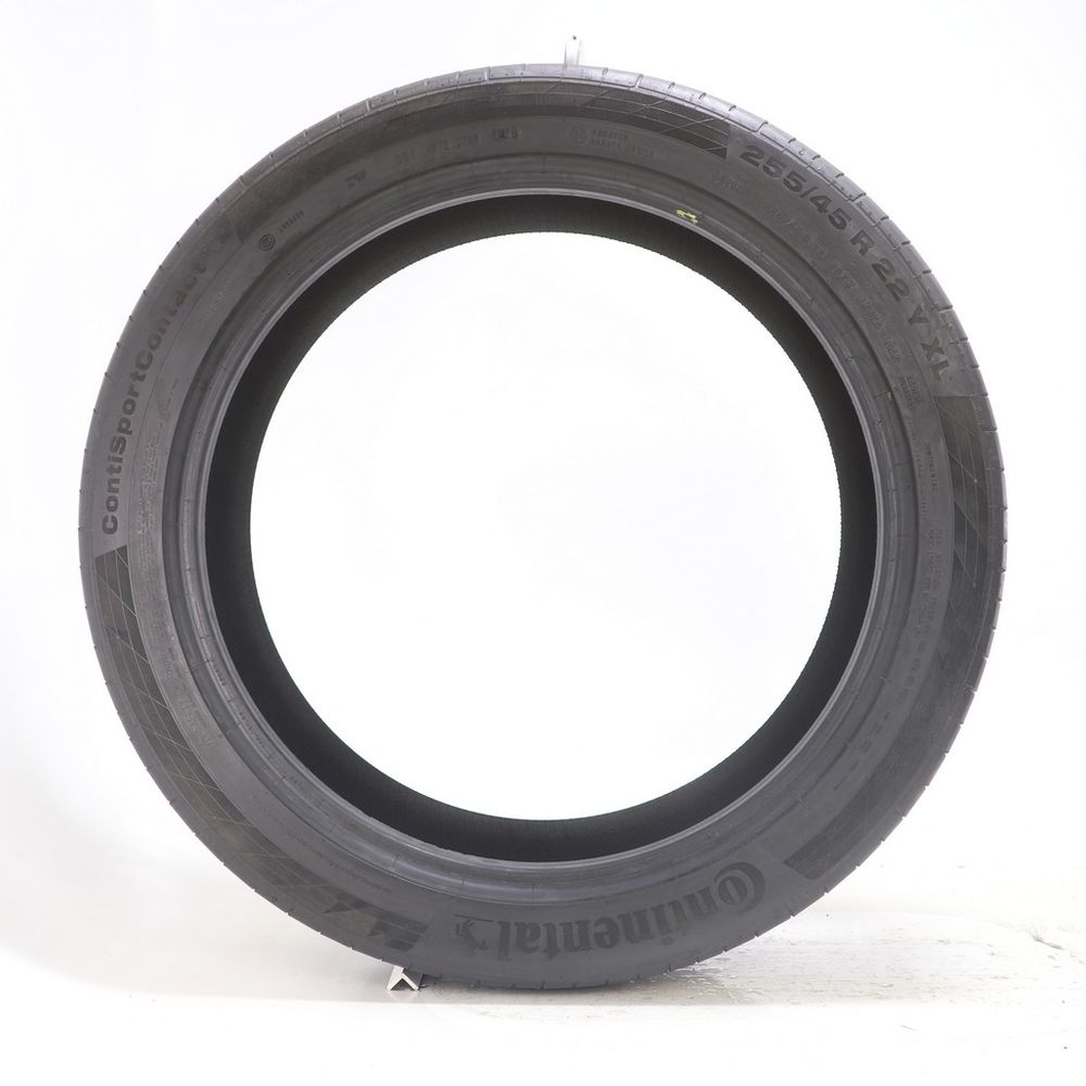 Set of (2) Used 255/45R22 Continental ContiSportContact 5 ContiSilent 107Y - 6.5-7/32 - Image 6