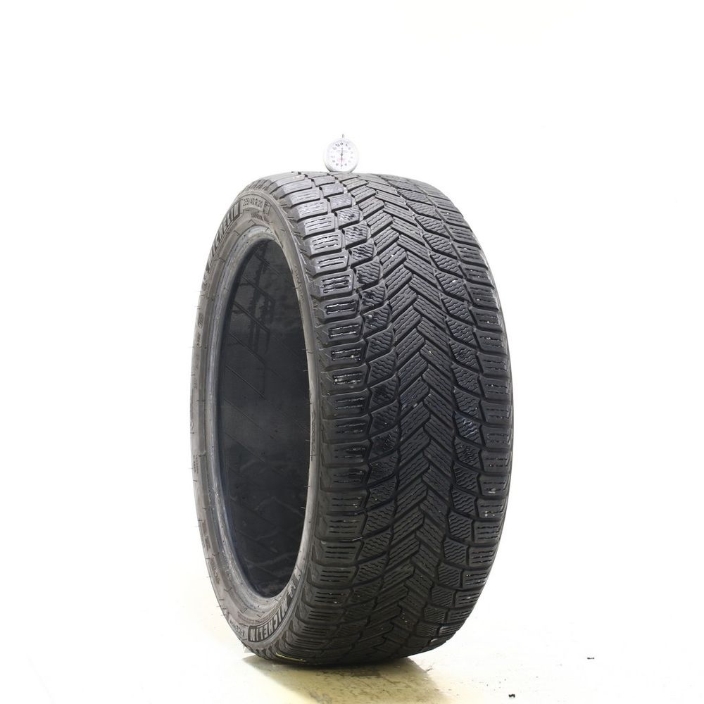 Set of (2) Used 255/40R20 Michelin X-Ice Snow 101H - 7-8/32 - Image 1
