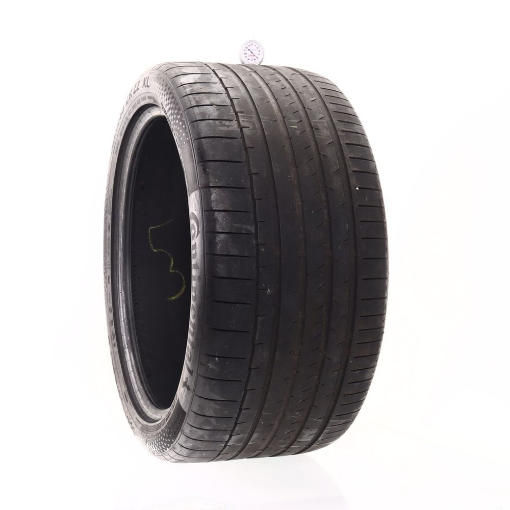 Set of (2) Used 325/35ZR22 Continental SportContact 6 MO1 114Y - 5/32 - Image 1