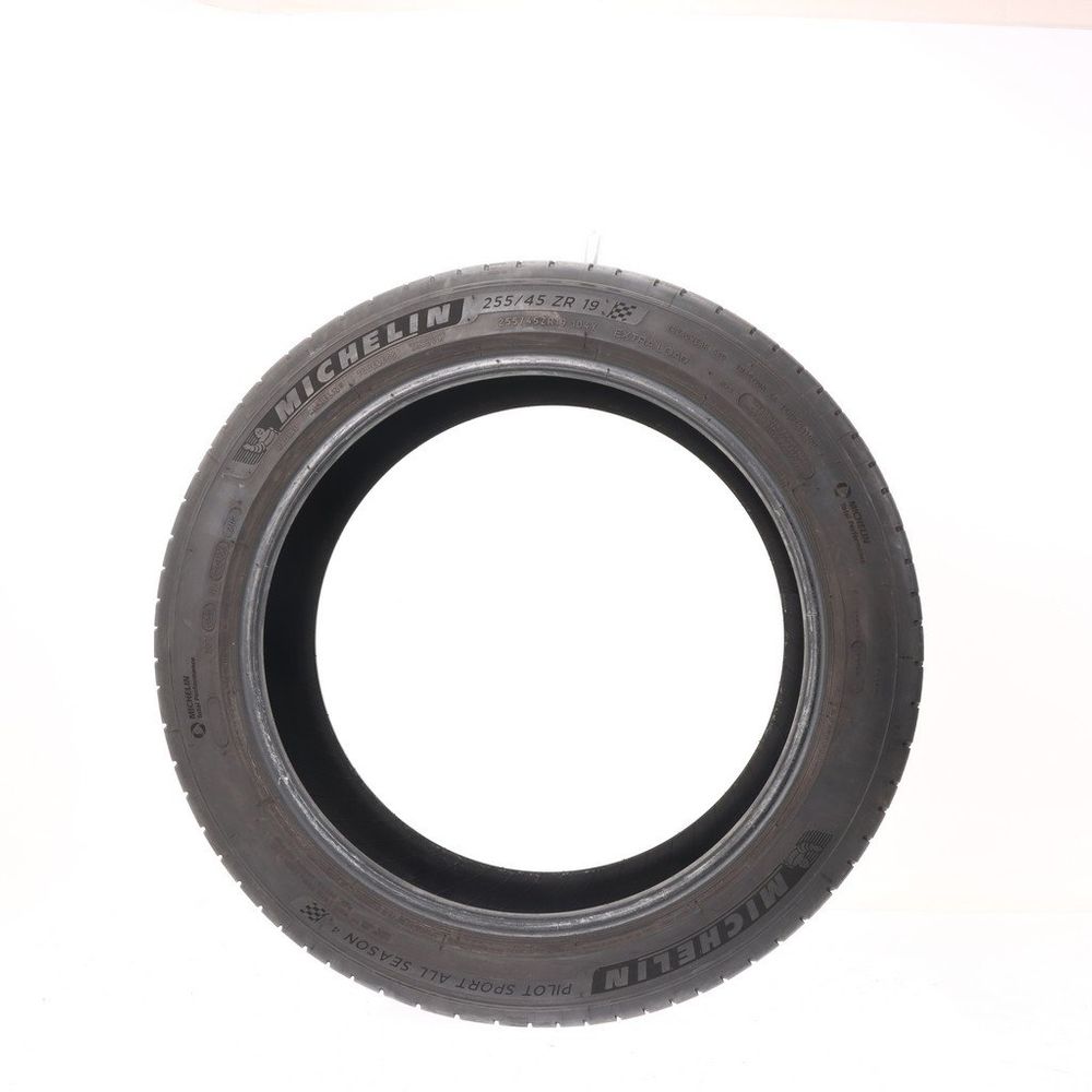 Set of (2) Used 255/45ZR19 Michelin Pilot Sport All Season 4 104Y - 7.5-8/32 - Image 3