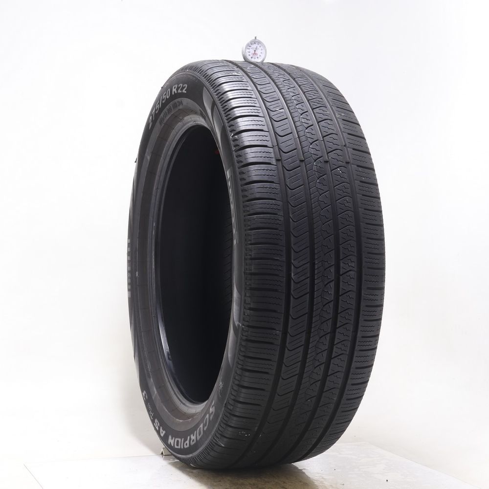 Set of (4) Used 275/50R22 Pirelli Scorpion AS Plus 3 111H - 7-8.5/32 - Image 7