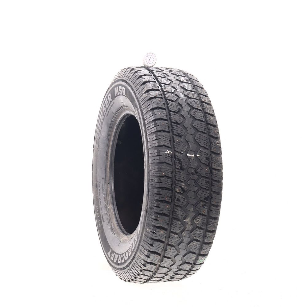 Set of (2) Used 255/70R17 Mastercraft Courser MSR Studded 112S - 6-7.5/32 - Image 4