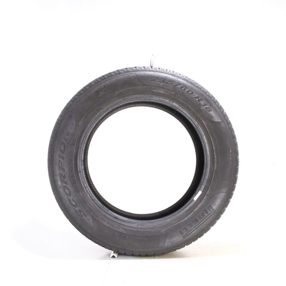 Set of (2) Used 235/60R18 Pirelli Scorpion Winter MO 103H - 5.5-6/32 - Image 3