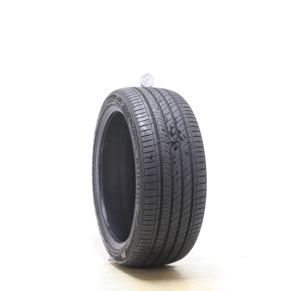 Set of (2) Used 225/40ZR18 Kumho Majesty 9 Solus TA91 92W - 7-8.5/32 - Image 4