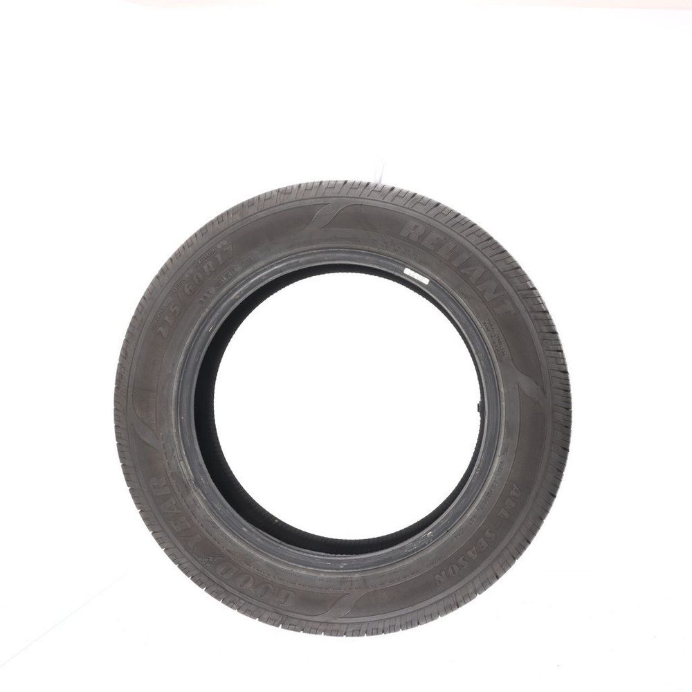 Set of (2) Used 215/60R17 Goodyear Reliant All-season 96V - 9-9.5/32 - Image 3