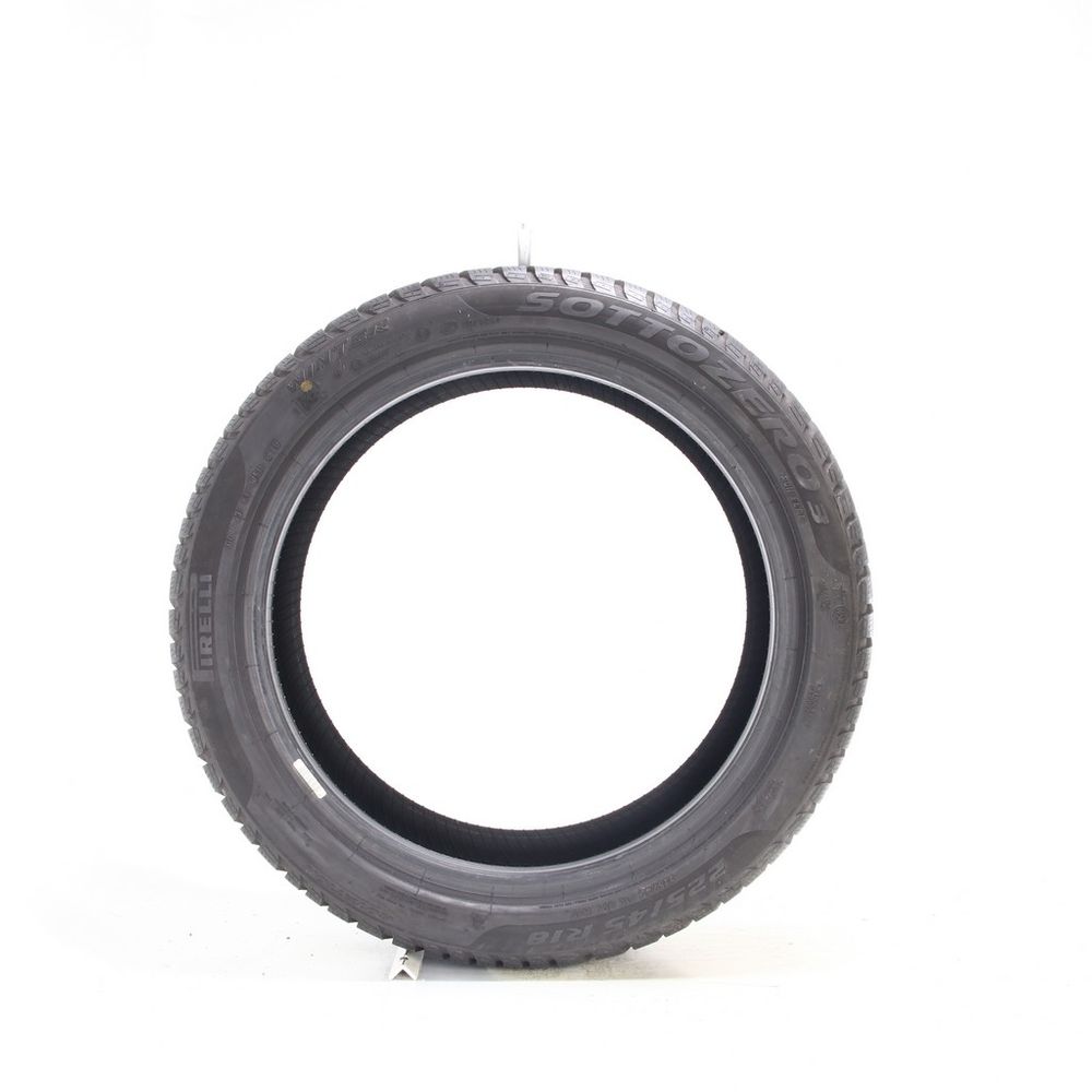 Set of (2) Used 225/45R18 Pirelli Winter Sottozero 3 Run Flat 95V - 7-7.5/32 - Image 6