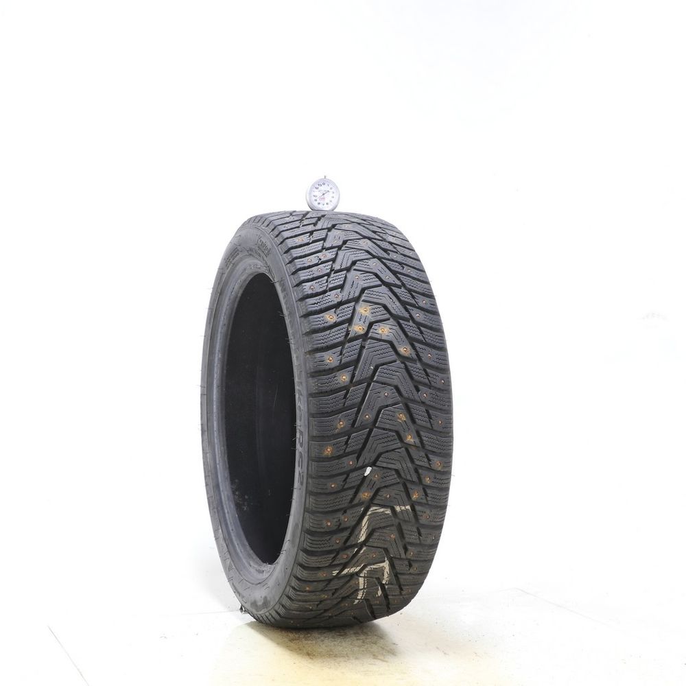 Used 215/45R17 Hankook Winter i*Pike RS2 W429 Studded 87T - 9/32 - Image 1
