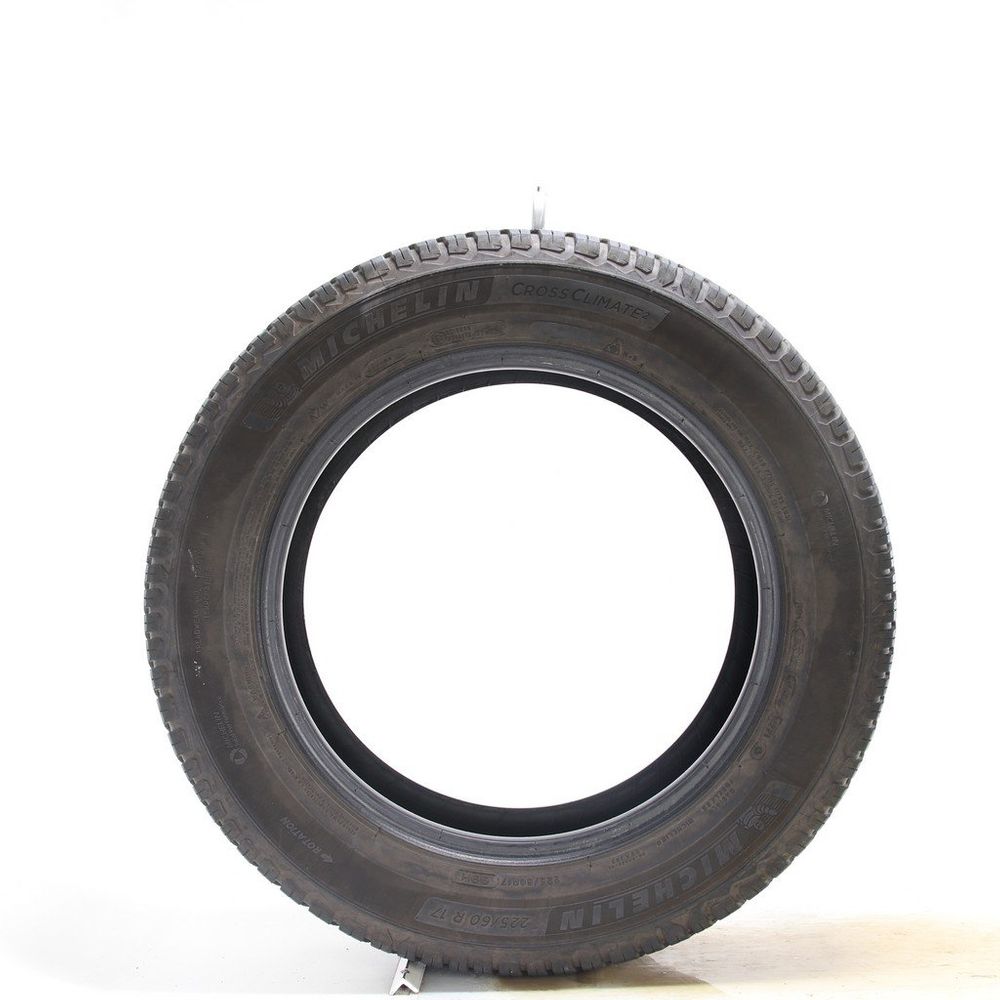Set of (2) Used 225/60R17 Michelin CrossClimate 2 99H - 6.5-7.5/32 - Image 3