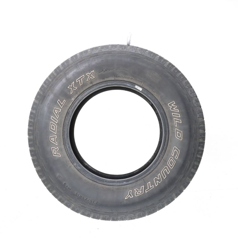 Used 235/75R15 Wild Country Radial XTX SPORT 105S 7/32 Utires