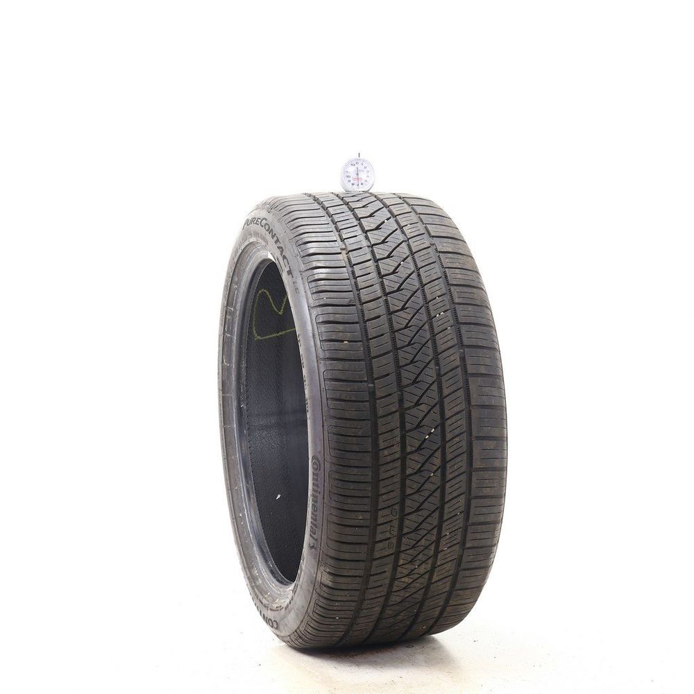 Set of (2) Used 245/40R18 Continental PureContact LS 97V - 7-7.5/32 - Image 1