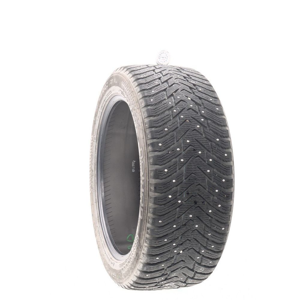 Set of (2) Used 275/45R20 Nokian Hakkapeliitta 8 SUV Studded 110T - 10.5/32 - Image 1