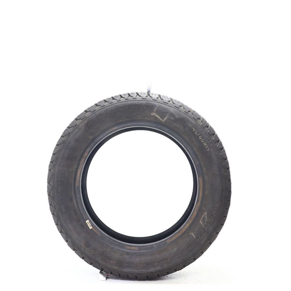 Used 195/60R15 Cooper Weather-Master S/T2 Studded 88T - 10/32 - Image 3