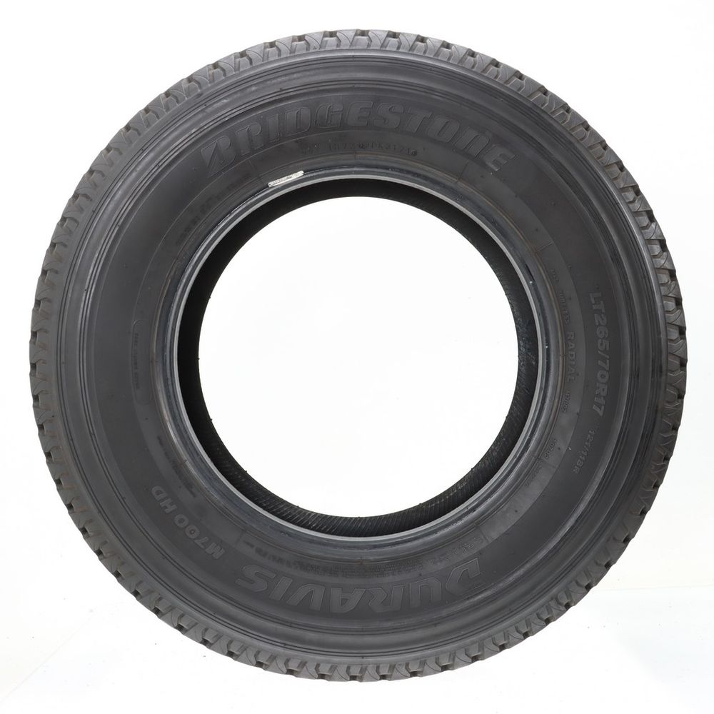 Set of (2) Used LT 265/70R17 Bridgestone Duravis M700 HD 121/118R E - 12.5-14/32 - Image 6