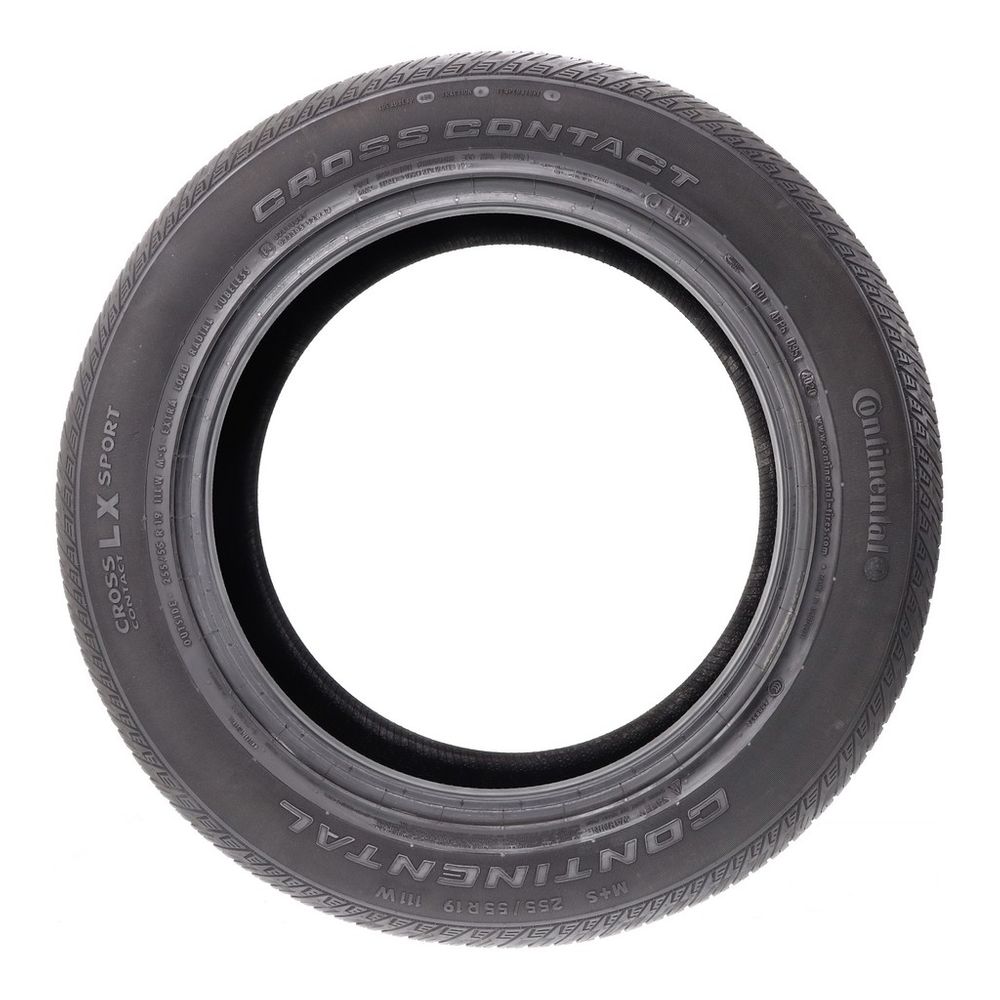 Set of (2) Used 255/55R19 Continental CrossContact LX Sport J LR 111W - 8-9.5/32 - Image 3
