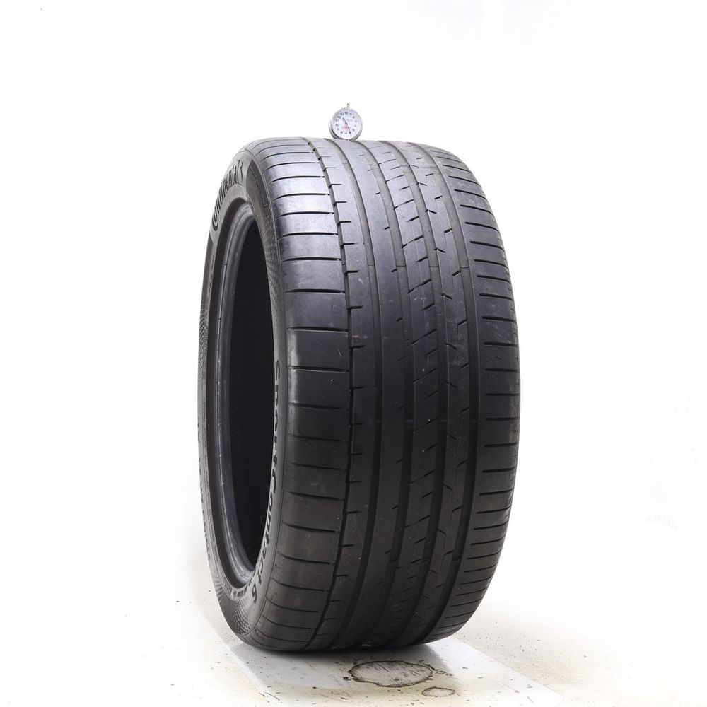 Set of (2) Used 315/40ZR21 Continental SportContact 6 MO1 115Y - 6-7/32 - Image 1