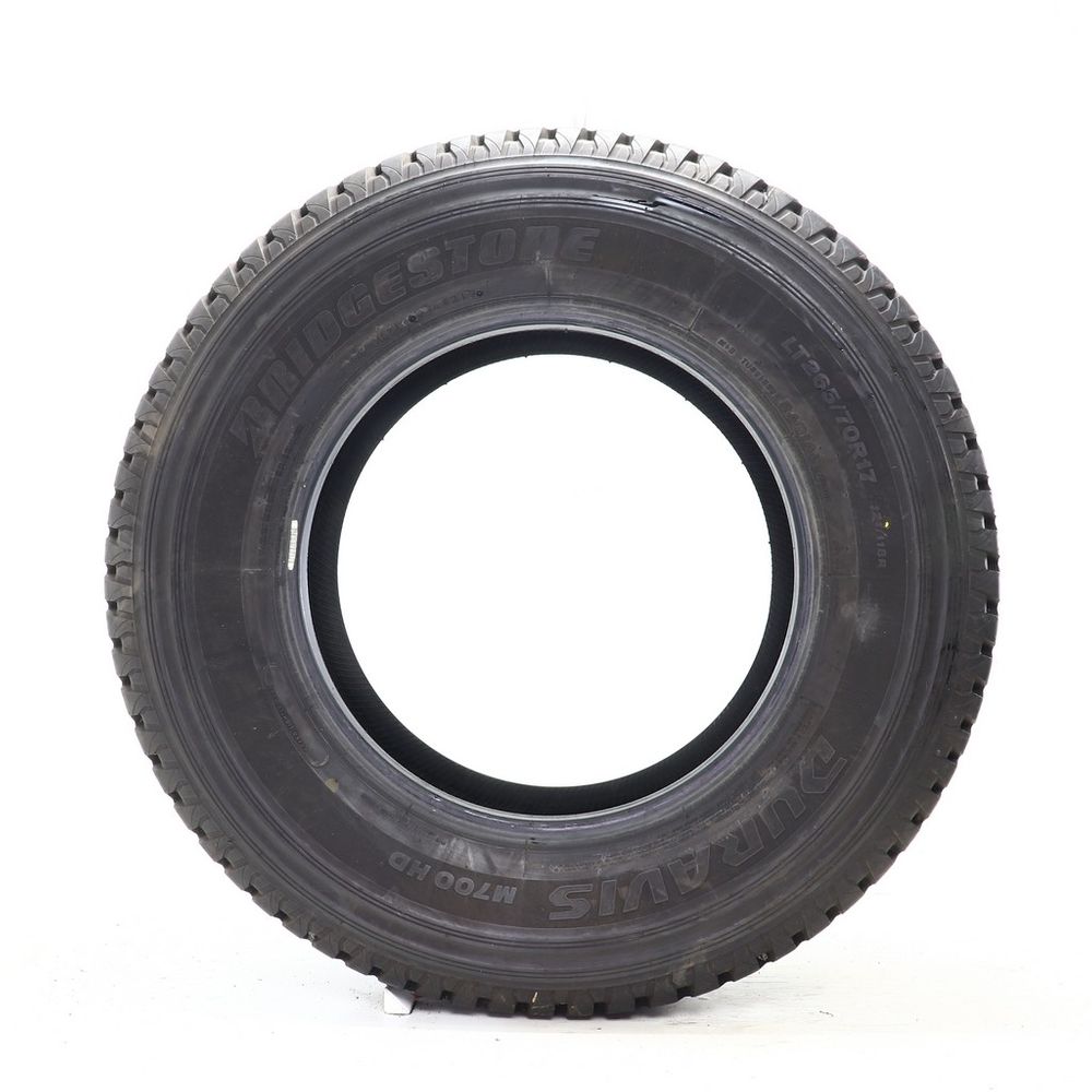 Set of (2) Used LT 265/70R17 Bridgestone Duravis M700 HD 121/118R E - 12-12.5/32 - Image 3