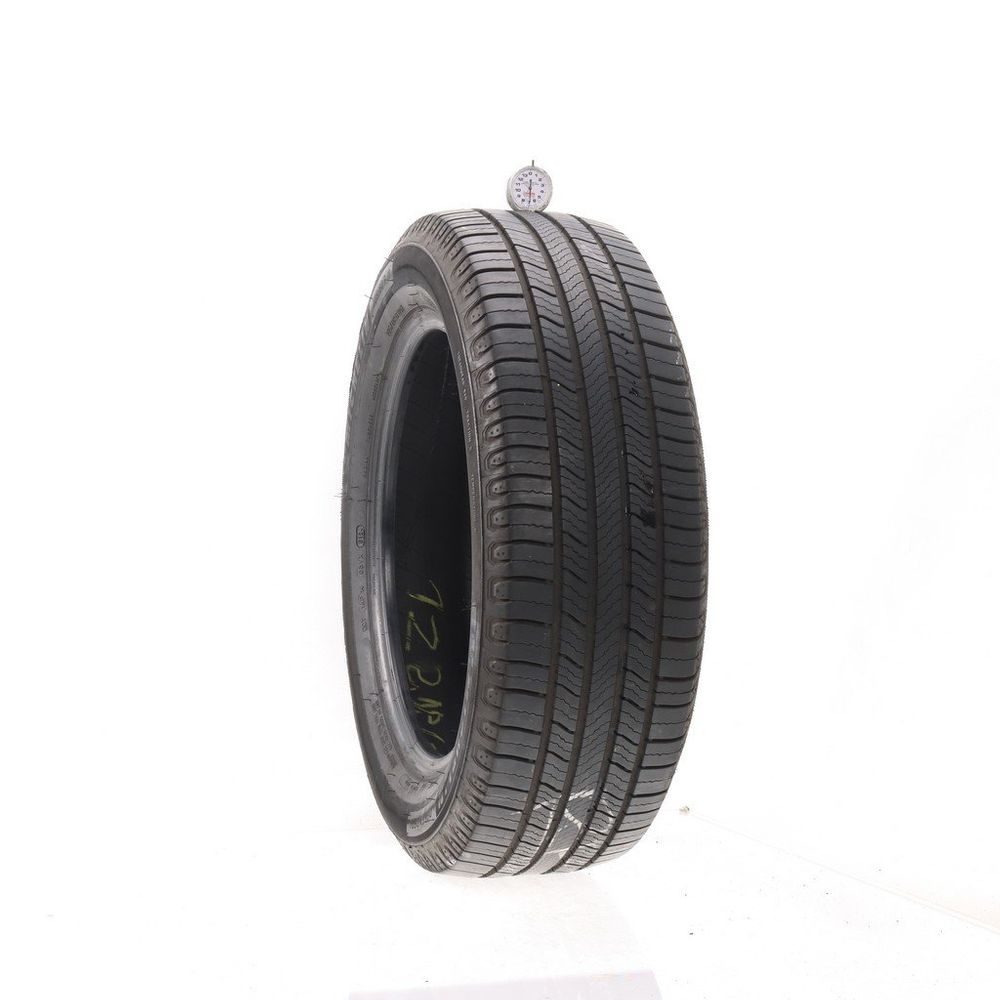 Set of (2) Used 225/60R18 Michelin Defender 2 100H - 7-7.5/32 - Image 1