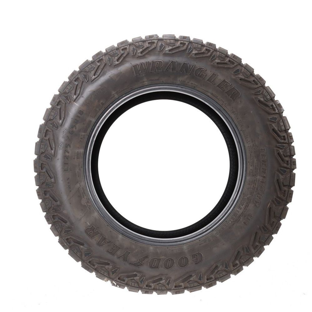 Set of (2) Used LT 275/65R18 Goodyear Wrangler Territory MT 113/110Q E - 11-12.5/32 - Image 6