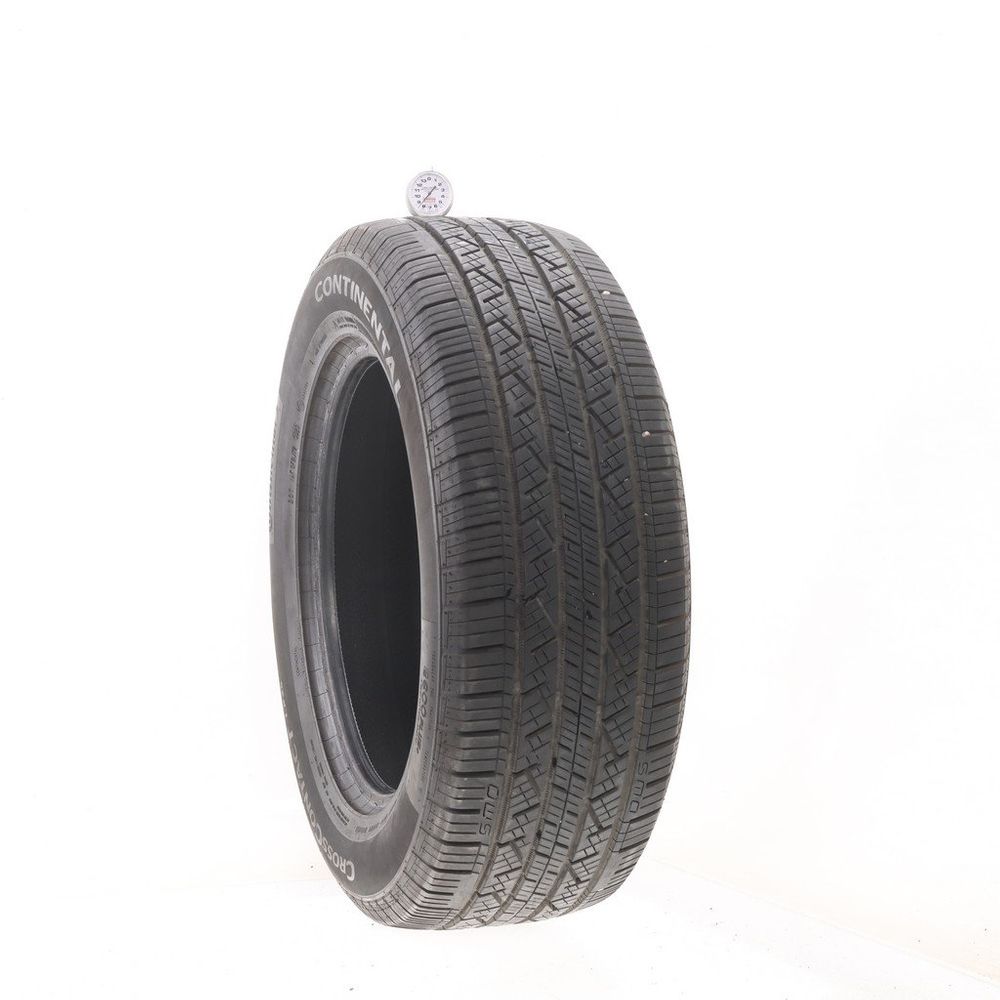Set of (2) Used 255/60R18 Continental CrossContact LX25 112V - 8.5-9/32 - Image 1