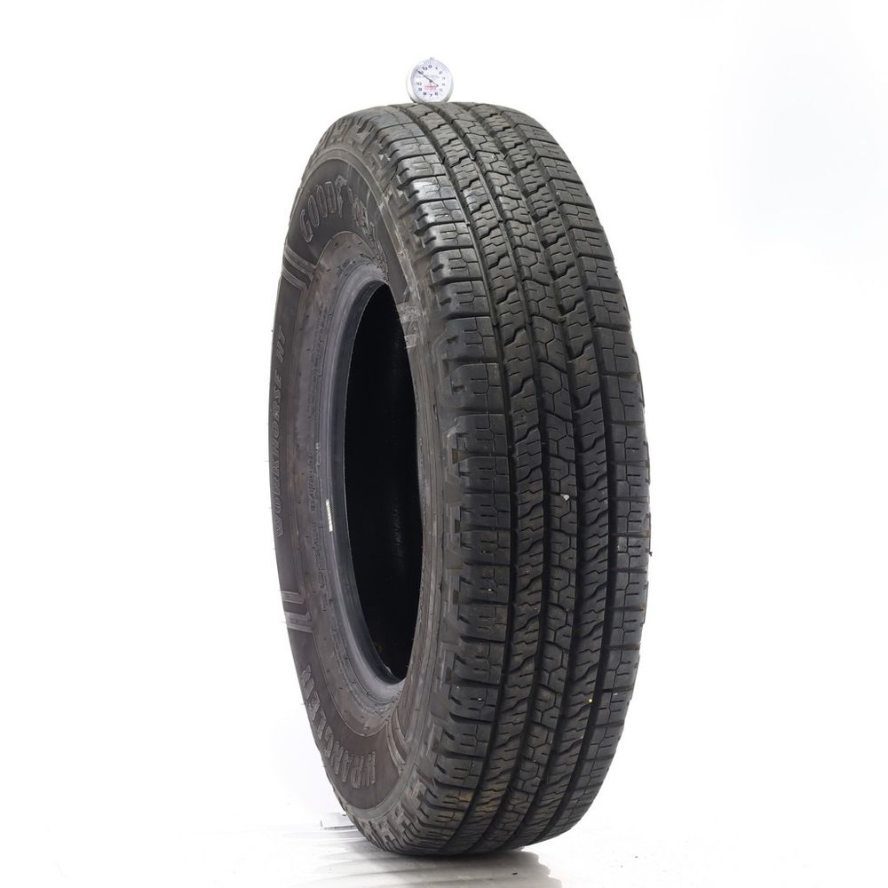 Set of (2) Used LT 235/80R17 Goodyear Wrangler Workhorse HT 120/117R E - 11.5-12/32 - Image 1