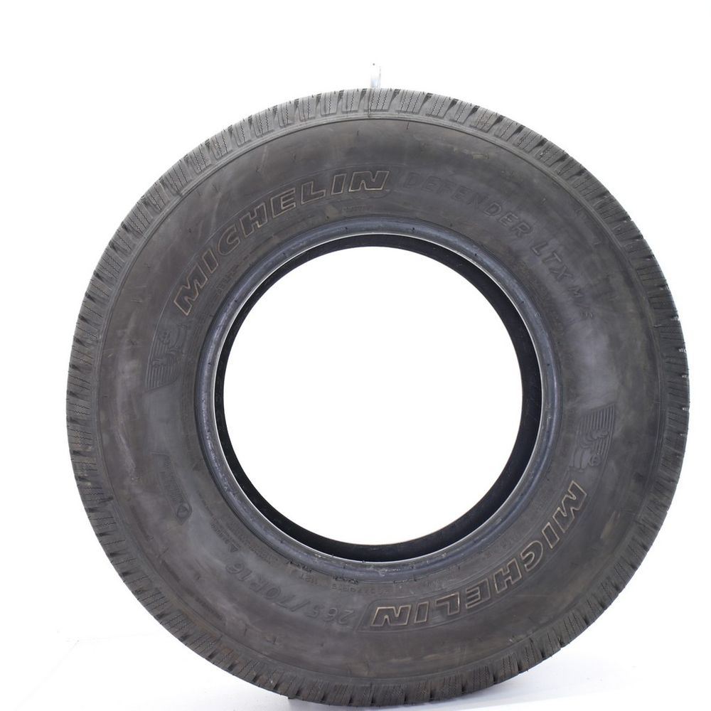 Set of (2) Used 265/70R16 Michelin Defender LTX M/S 112T - 9-10.5/32 - Image 3