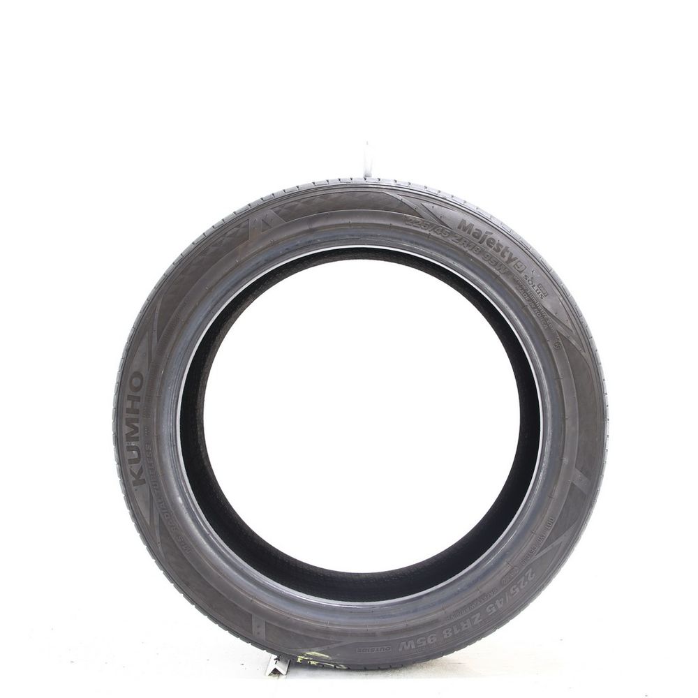 Set of (2) Used 225/45ZR18 Kumho Majesty 9 Solus TA91 95W - 6.5-7.5/32 - Image 3