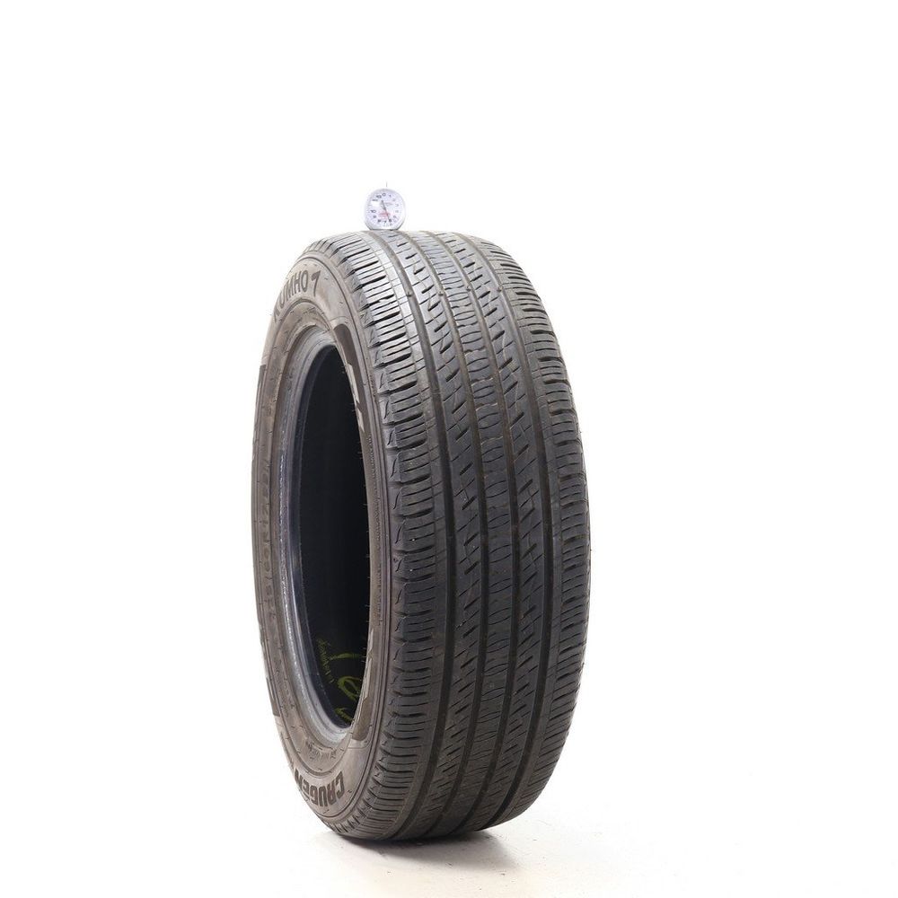 Set of (4) Used 225/60R17 Kumho Crugen Premium 99H - 6-7.5/32 - Image 1