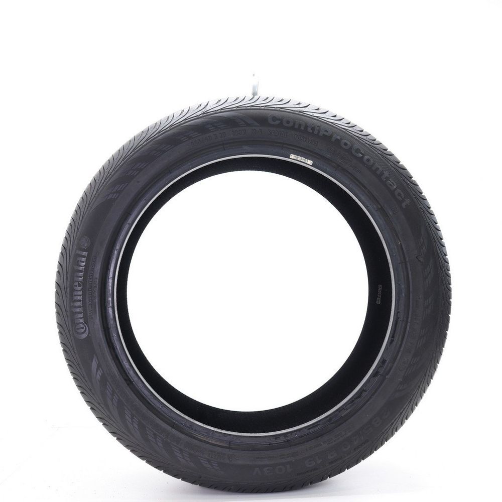 Set of (4) Used 285/40R19 Continental ContiProContact N1 103V - 6.5-8/32 - Image 3