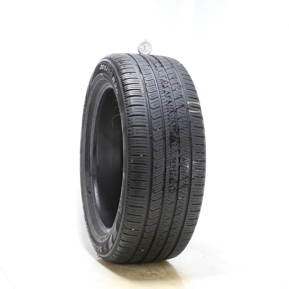 Set of (2) Used 265/50R20 Pirelli Scorpion AS Plus 3 111V - 6-7/32 - Image 1