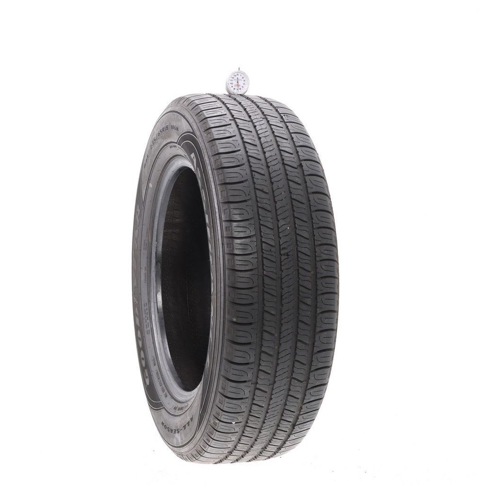 Set of (2) Used 235/65R18 Goodyear Assurance All-Season 106H - 6.5-7/32 - Image 1