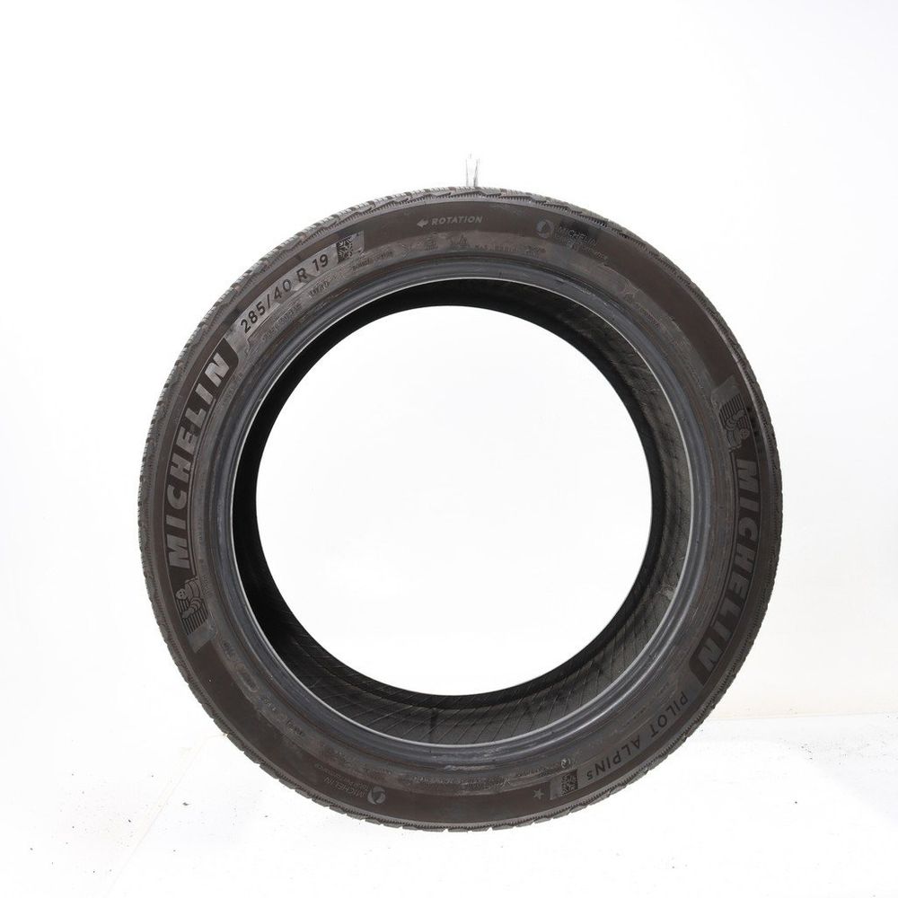 Set of (2) Used 285/40R19 Michelin Pilot Alpin 5 107V - 6.5-7.5/32 - Image 3