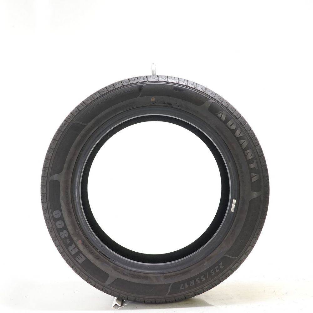 Set of (2) Used 225/55R17 Advanta ER-800 97V - 8.5-9/32 - Image 3