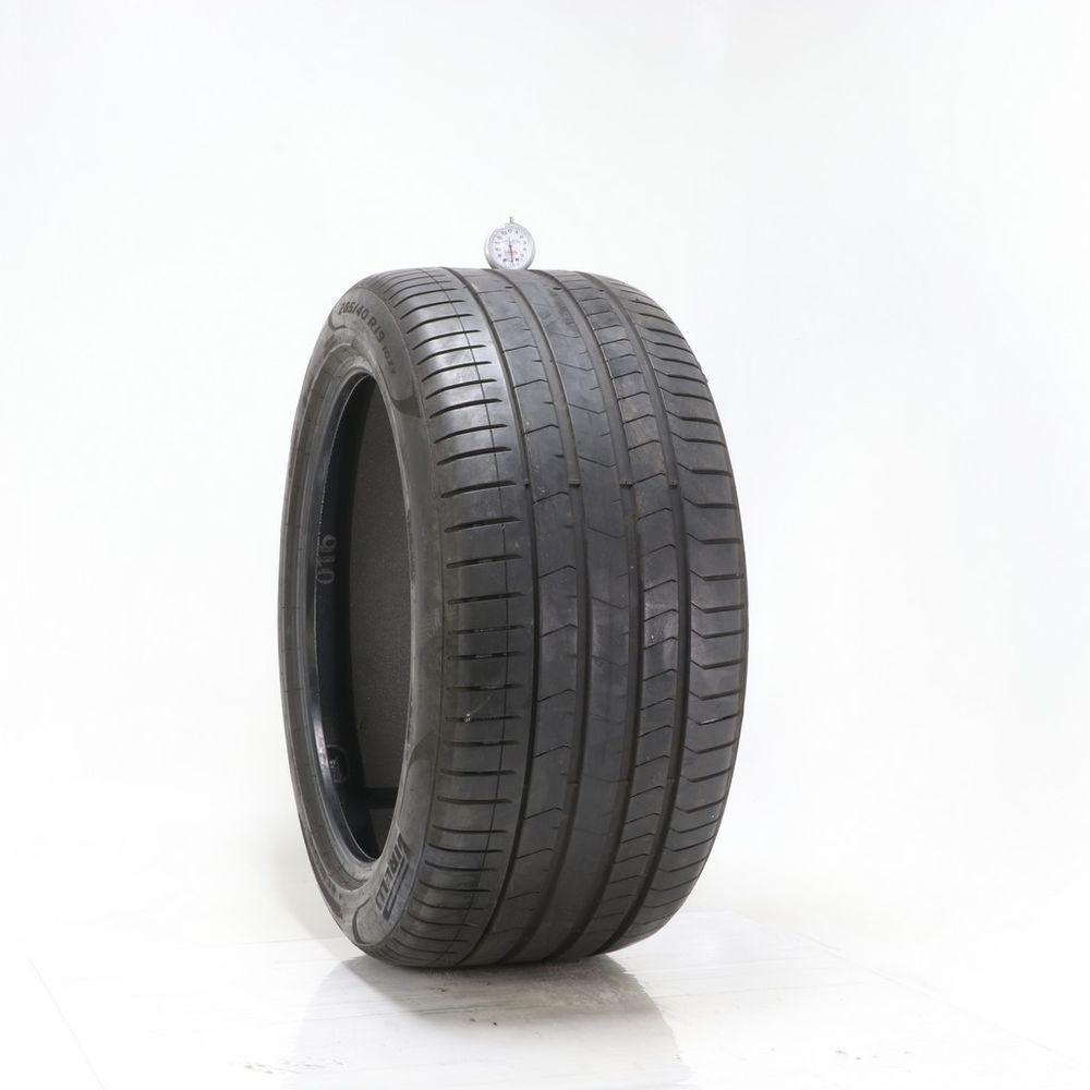 Set of (4) Used 285/40R19 Pirelli P Zero PZ4 TO Elect PNCS 107Y - 6-6.5/32 - Image 4