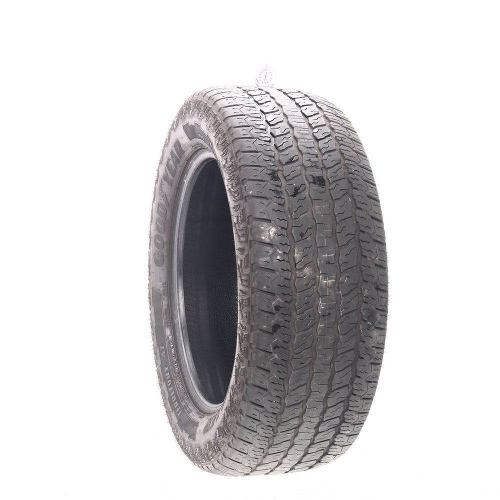 Set of (2) Used LT 305/55R22 Goodyear Wrangler Territory AT 122/119S E - 7-7.5/32 - Image 4