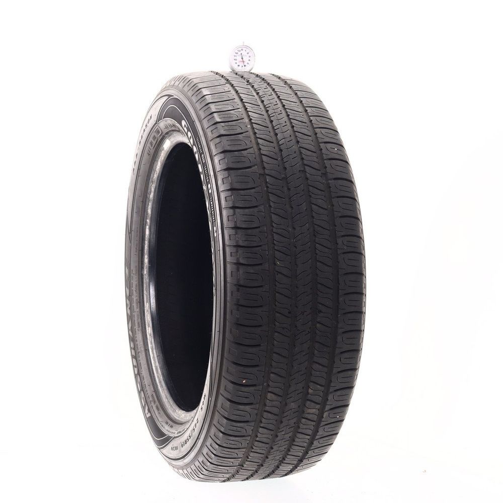 Set of (2) Used 245/55R19 Goodyear Assurance All-Season 103V - 6.5-7/32 - Image 1