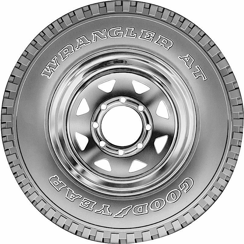 Set of (4) New LT 195/75R14 Goodyear Wrangler AT 93/90R - Image 2