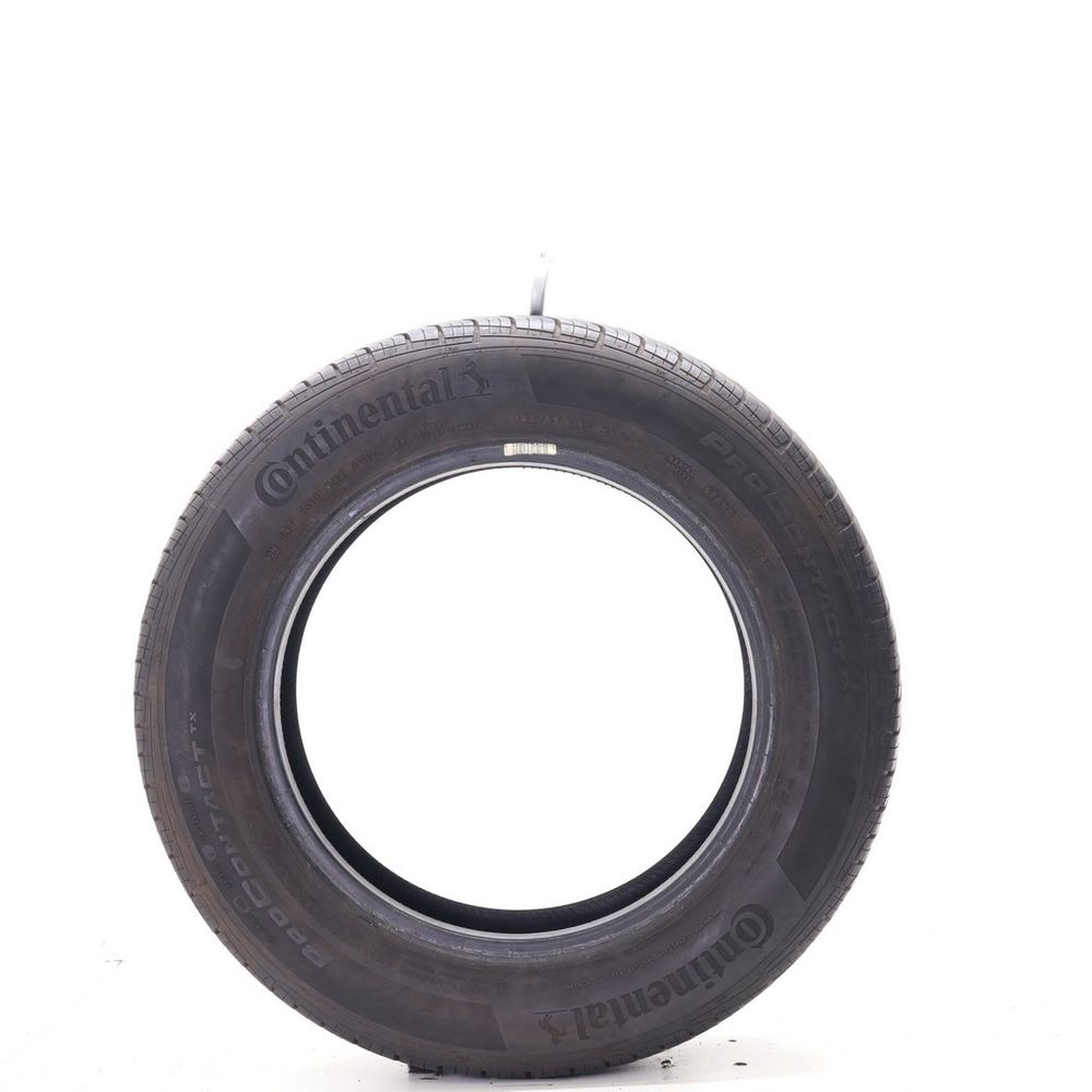 Set of (4) Used 185/65R15 Continental ProContact TX 88H - 7.5/32 - Image 3