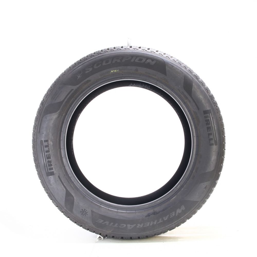 Set of (2) Used 255/55R19 Pirelli Scorpion Weather Active 111W - 10.5-11/32 - Image 3