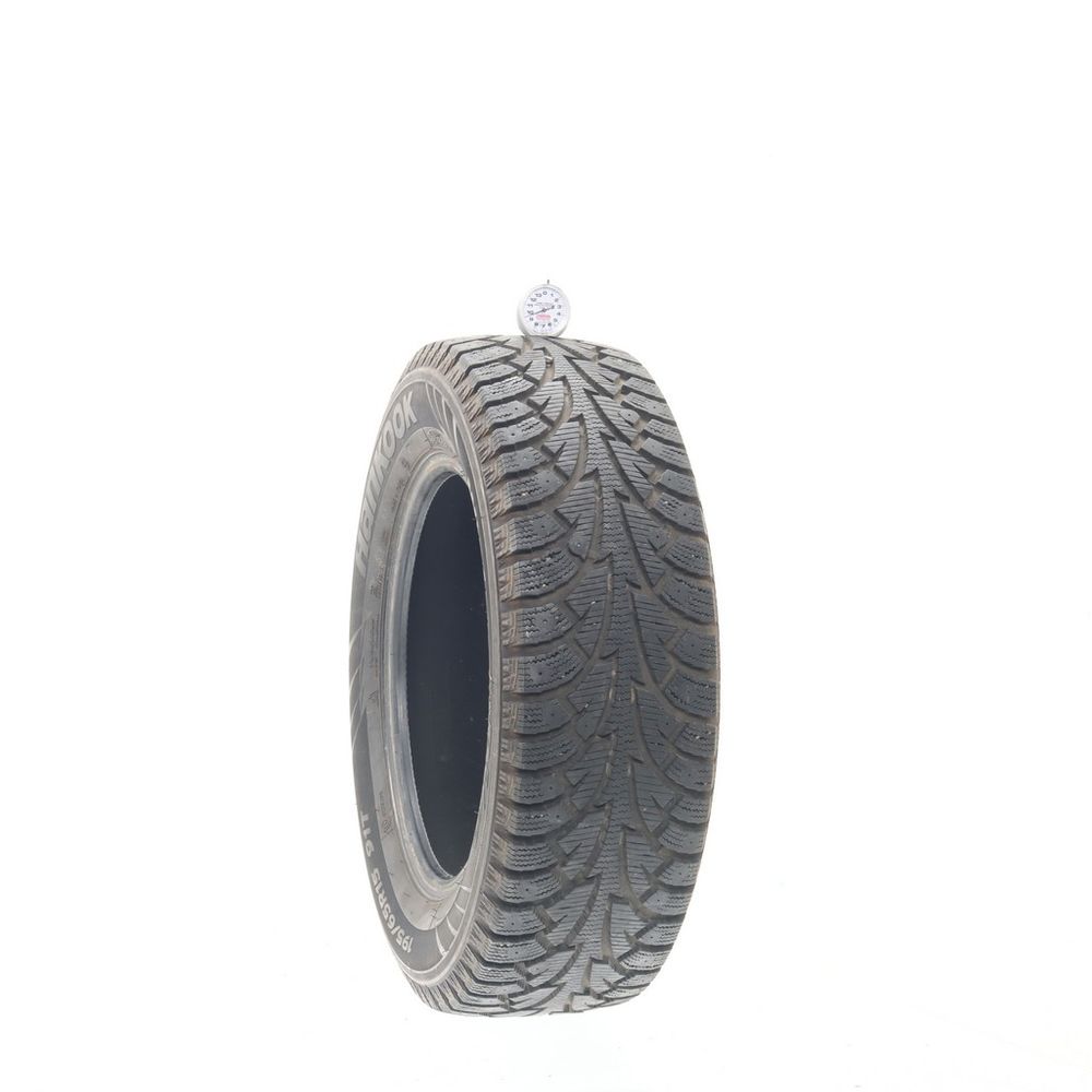 Used 195/65R15 Hankook Winter i*Pike (W409) 91T - 9.5/32 - Image 1