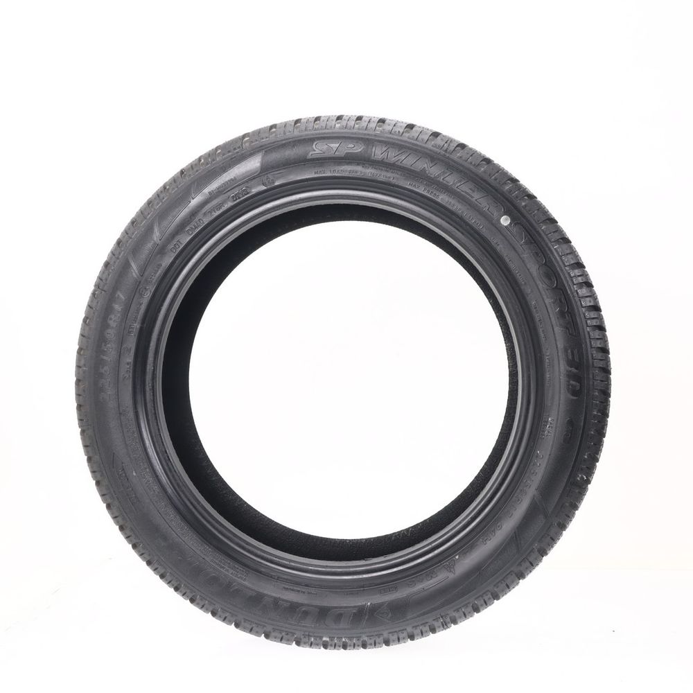 Set of (2) Driven Once 225/50R17 Dunlop SP Winter Sport 3D AO 94H - 10/32 - Image 3