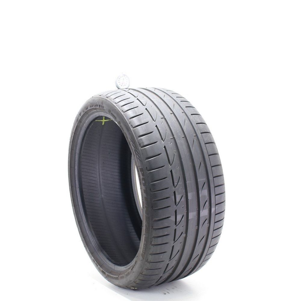Set of (2) Used 255/35R19 Bridgestone Potenza S001 AO 96Y - 7.5-8.5/32 - Image 1