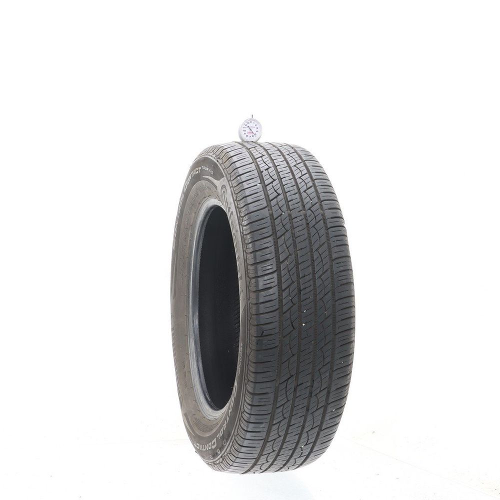 Set of (2) Used 225/65R17 Continental ControlContact Tour A/S 102T - 5-6.5/32 - Image 1